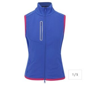 RLX Ralph Lauren Women's Tech Terry Full Zip Vest. MSRP $168